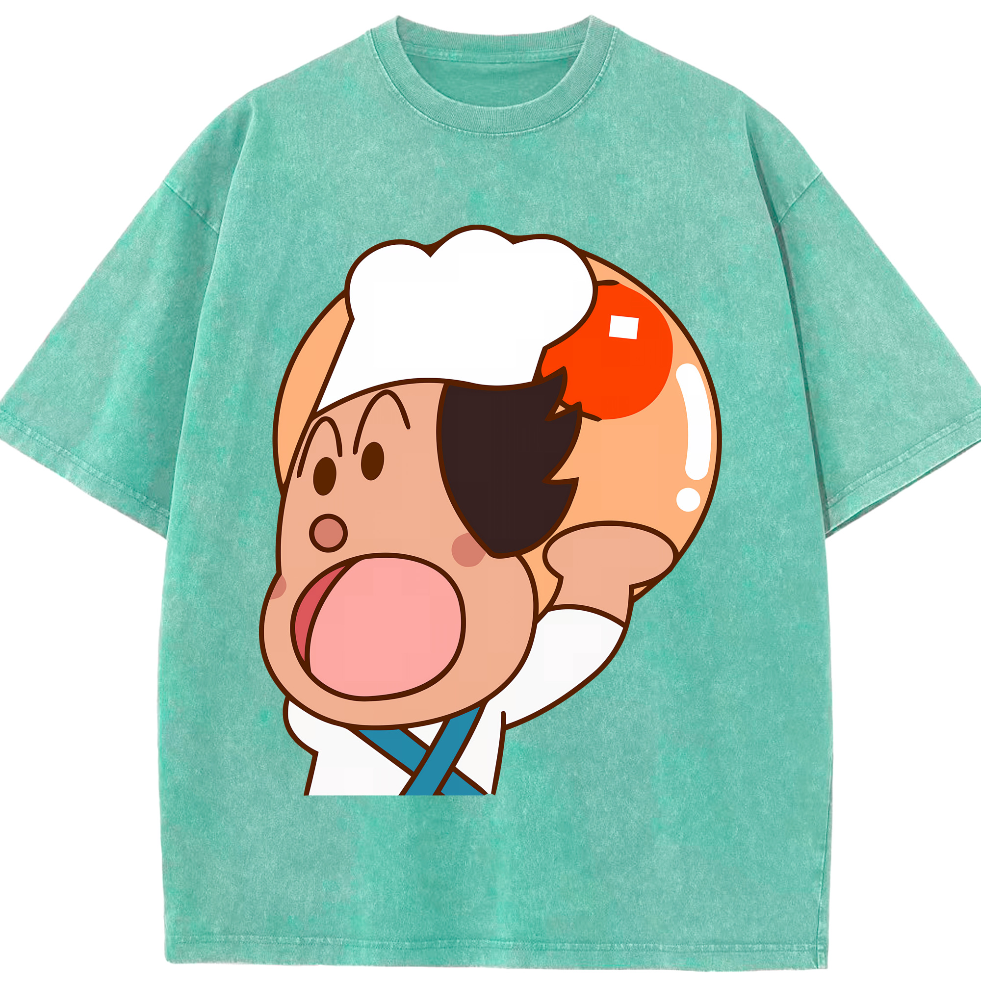 （画像用） アンパンマン Anpanman 綿100% ヴィンテージ風 半袖Tシャツ（フロントプリント）